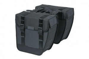 Geanta dubla, Basil Tour, 34X14X34 cm, 28 L, neagra