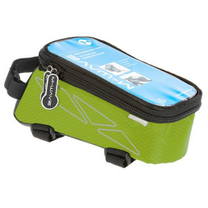 Geanta M-Wave,Tope Tube, fixare 3 puncte, negru/verde