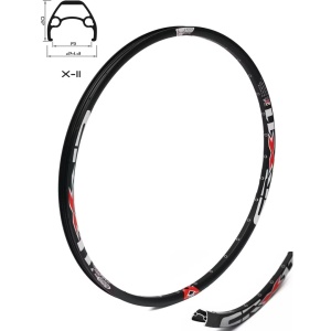 Janta CROSSER X11 28/29 32H - Black | capsata