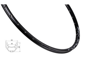 Janta Force XC Basic Disc 622x19 32h neagra