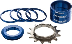 Kit pinioane Reverse HG Single Speed Kit, Albastru Inchis