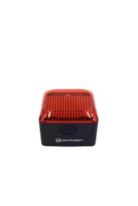 Lumina spate / Stop, cu senzor Frana, BRIVIGA (Eastpower) EMOJI-329, aluminiu / plastic, 10 tipare de afisaj distincte, incarcare USB typeC, prindere tija sa sau sub sa, negru, AM