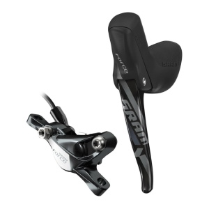 Manetă frână hidraulică SRAM Force 1 stânga față, disc, flat mount, 2 pistoane, negru