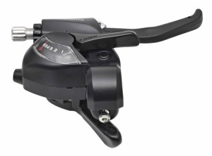 Maneta schimbator/frana Shimano ST-EF41-6R dreapta 6V 2050mm 2 degete v-brake negru vrac
