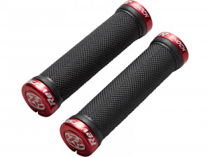 Mansoane REVERSE R-Shock Lock On 31mm x 130mm negru/rosu