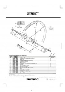 Niplu WH-M575 Shimano
