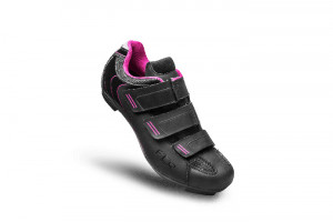 Pantofi ciclism FLR F-35 III Pro Road negru/roz