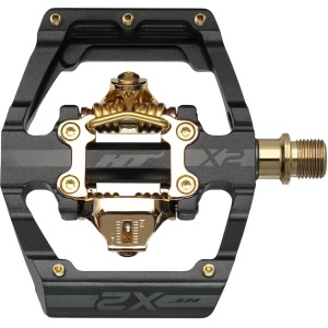 Pedale HT Components HT-X2-SX, Olympic Negru Stealth