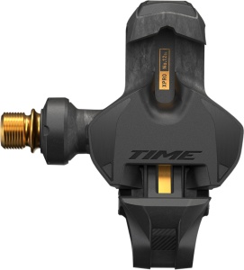 Pedale Road TIME XPRO 12SL, Carbon, Titan, ICLIC, Q-Factor 57 mm, Cleate Incluse