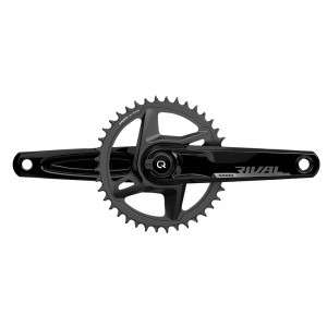 Pedalier powerm.Sram Rival 1xD1QuarqRoad DUB Wide 175MM, 46T., YAW, 12S., 47.5MM, ALU, DM