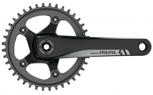 Pedalier Sram Rival1 GXP 42T. 170mm negru, 10/11V., WITHOUT INNER BEAR.
