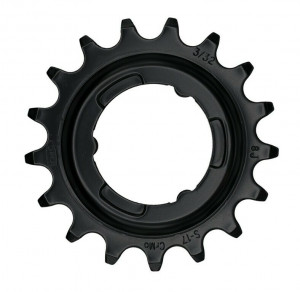 Pinion pentru eBike KMC pentru Shimano 1/2" X 3/32", 17 T, negru