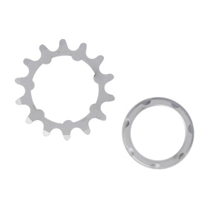 Pinion XLC single speed 1 1/8", 14t, matt chrome with housing