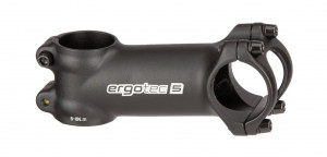 Pipa A-Head Ergotec Shark alu. black1 1/8", 31.8mm 110mm 7