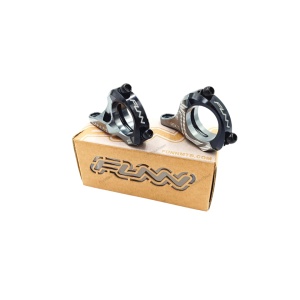 Pipa Funn RSX Light, mont.directa R.S.Boxxer, Alu.6061-T6, Full CNC, 35mm, rise/ridicare+30, ajustabila 45mm&50mm, gri/negru anodizat, AM