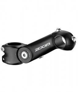 Pipa reglabila Zoom C297-8 aluminiu 105/25.4mm unghi -10+50 grade neagra