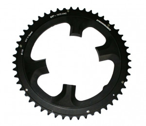 Placa pedalier Stronglight Dura-Ace 110mm COMP.F C-9000+DI2, EXT. 53T, 11V, aluminiu