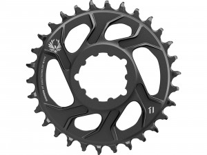 Placa pedalier X-SYNC 2 30T Direct Mount 6mm Offset Alum Eagle Black