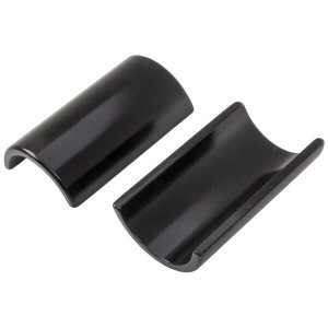 Reductie Shim-Set pentru pipa, alu, ptr. diam 31,8mm / 25,4mm, negru, OEM