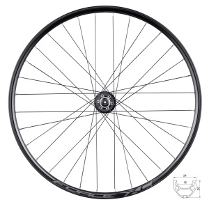 Roata Fata FORCE XC Disc 584x19, Negru