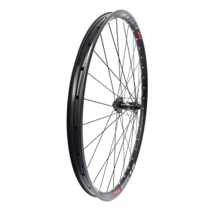 Roata fata Remerx Enduro Plus RX 2030, Disc, 622x30 dubla, simplu capsata, neagra, 32 spite Sapim Leader negre, butuc alu Fastace DH866F, negru, rulmenti, ax M15x110mm