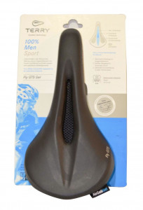 Selle Vélo Terry Fly Ti - Coupe Anatomique 140mm - Rails Titane 7x7mm - Route/VTT - Occasion