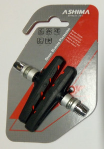Saboti Ashima AP66V-H-AL, MTB, 72mm, negru/rosu