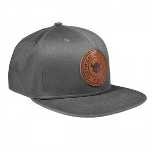 Sapca TSG Snapback - Leather Label Grey