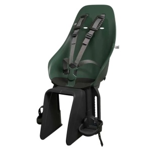 Scaun cu montare în spate BIO pentru bicicletă cu adaptor pentru suport Mosu Green/Bincho Black