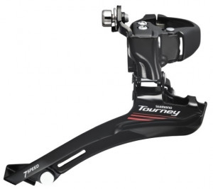 Schimbator fata Shimano FD-A070-A tragere dubla pt. 7v pe spate colier 34.9mm (cu adaptor 31.8 & 28.6mm)