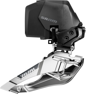 Schimbător față SRAM Rival AXS E1, Braze-On, 2x12 viteze, negru