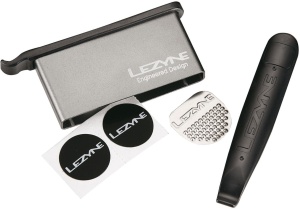 Set de reparat anvelope Lezyne Repair Set Lever Kit, gri deschis