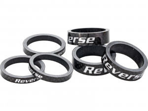 Set distantiere REVERSE Carbon 1 1/8' negru