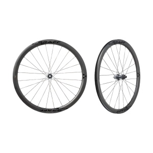Set Roti Miche Gravel Graff Allroad 28 Inch, Carbon, Negru, Center Lock, 100/142/12, TLR
