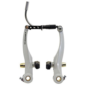 Set V-brake aluminiu alb fata/spate Promax