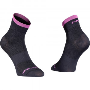 Sosete Northwave Origin negru/fucsia