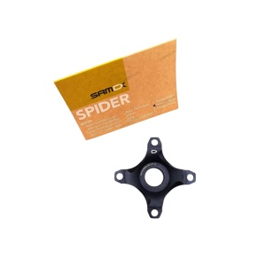 Spider pentru E-Bike, SAMOX PD-S E6000, pt. motor Shimano E6000, BCD 104, CL:47mm, negru anodizat, AM