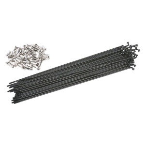 Spițe Odyssey HGS, 178 mm, Negre, 14G Set 40 bucăți