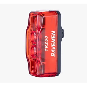 Stop RAVEMEN TR250, USB, 250 Lumeni, cu Senzor Franare