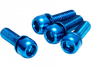 Suruburi disc frana REVERSE M6x18mm blue