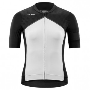 Tricou CUBE Blackline WS Jersey S/S Black/White