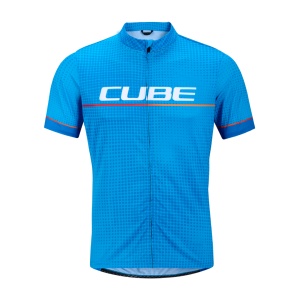 Tricou CUBE Cmpt Teamline S/s, Topas Blue