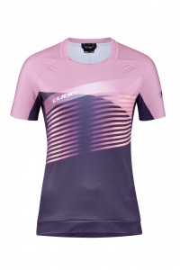 Tricou CUBE Teamline WS Roundneck S/S violet/rose