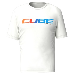 TRICOURI CUBE ORGANIC T-SHIRT TEAMLINE, WHITE