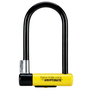 U-lock Kryptonite New York Standard 10.2X20.3Cm, Black/Yellow, 3 Keys