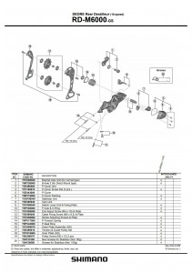 Unitate de stabilizare Shimano RD-M6000