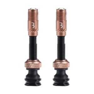 Valve tubeless BBB Valve CoreCap aluminiu copper 40mm set 2 bucati