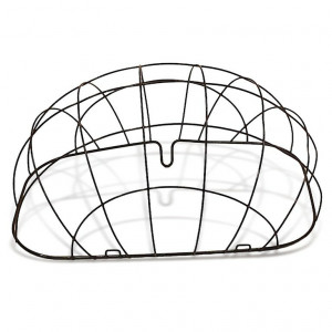 wire grid f front wheel pet basket Pluto black