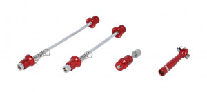 XLC quick release set QR-L08 red, including securelock