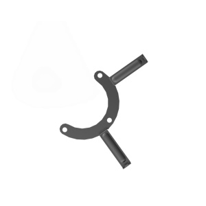 ACID Chainguard Ic 3.0 Hybrid Easy Entry Frame Mounting Plate Negru